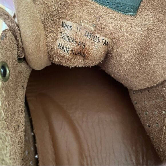 Frye Leather Keith Runner Sneakers Tan Size 11 - Picture 8 of 8